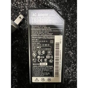 Genuine IBM Logo Lenovo AC Adapter Power‎ Supply Charger 02K6810 16V 3.5A